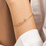Personalized Name Bracelet Stainless Steel Chain for Mom