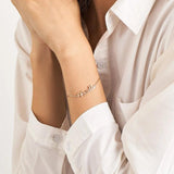 Personalized Name Bracelet Stainless Steel Chain for Mom