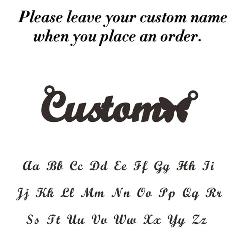 Personalized Name Bracelet Stainless Steel Charm Jewelry Girls
