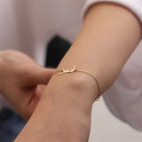 Personalized Name Bracelet Stainless Steel Charm Jewelry Girls