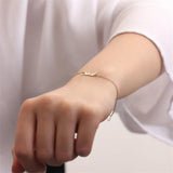Personalized Name Bracelet Stainless Steel Charm Jewelry Girls