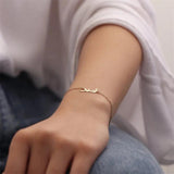 Personalized Name Bracelet Stainless Steel Charm Jewelry Girls