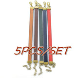 5PCS/SET Engraved Leather Bracelets DIY Bangle Jewelry