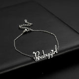 Fishhook Personalized Bracelet Multi-name Family Bangle Gift Stainless Steel