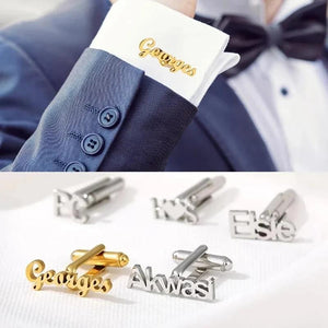 Customized Stainless Steel Cufflinks for Him