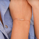 Custom Name Bracelet - Personalized Stainless Steel Jewelry for Her