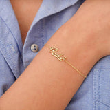 Custom Name Bracelet - Personalized Stainless Steel Jewelry for Her