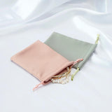 5pcs Silk Satin Jewelry Gift Storage Bags Drawstring Organizer Pouch
