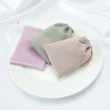 5pcs Silk Satin Jewelry Gift Storage Bags Drawstring Organizer Pouch