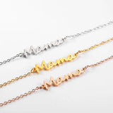Personalized Name Bracelet Stainless Steel Gift Jewelry Lady
