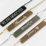 Custom Nameplate Stainless Steel Bracelet - Men's