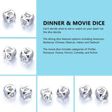 Dinner & Movie Decider Dice - Decision Maker for Date Night