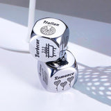 Dinner & Movie Decider Dice - Decision Maker for Date Night