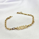 Personalized Name Bracelet Stainless Steel Paperclip Chain
