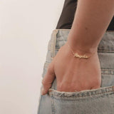 Personalized Name Bracelet Stainless Steel O-chain Jewelry