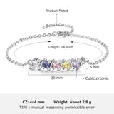 Custom Birthstone Chain Bracelet for Women