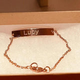 Personalized Name Bracelet for Kids - Stainless Steel Women's Jewelry