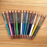 1 Pc Natural Crystal Chips Gravel Ball Pen Reiki Healing Stone Crystal Jewelry