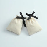 5pcs Burlap Drawstring Small Bags 7X9cm Wedding Favor Candy Organizer