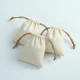 5pcs Burlap Drawstring Small Bags 7X9cm Wedding Favor Candy Organizer