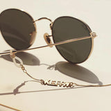 Stainless Steel Name Glasses Chain Bohemian Sunglass Chains