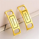 Custom Stainless Steel Shoe Buckle - Personalized Name & Year Shoe Tag