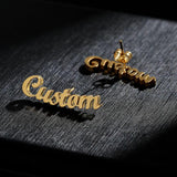 Personalized Name Stainless Steel Earrings for Women