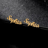 Personalized Name Stainless Steel Earrings for Women