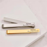 Personalized Stainless Steel Name Tie Clip for Men