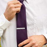 Personalized Stainless Steel Name Tie Clip for Men
