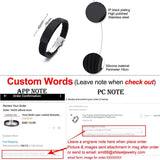 Personalized 16mm Silicone Bracelet for Men with Stainless Steel Tag