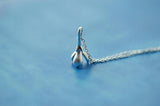 925 Silver Flower Choker Necklace for Women