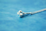 925 Silver Flower Choker Necklace for Women