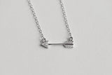 925 Sterling Silver Arrow Necklaces For Women Gift