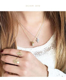 925 Sterling Silver Cactus Necklace Pendant for Women