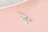 925 Silver Deer Necklace Pendant for Women - Hot Pure Silver Jewelry Gift