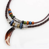 Vintage Bohemian Ethnic Beads Choker Necklace