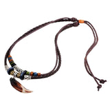 Vintage Bohemian Ethnic Beads Choker Necklace