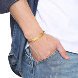 Couple Bracelets Stainless Steel Chain Bracelet Gift