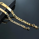 Couple Bracelets Stainless Steel Chain Bracelet Gift