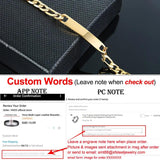 Couple Bracelets Stainless Steel Chain Bracelet Gift