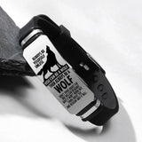 Personalized Inspirational Son Bracelet from Mom and Dad