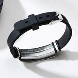 Personalized Inspirational Son Bracelet from Mom and Dad