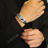 Personalized Inspirational Son Bracelet from Mom and Dad