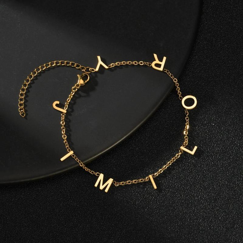 Atoztide Zircon Bracelet for Women Stainless Steel