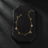 Atoztide Zircon Bracelet for Women Stainless Steel