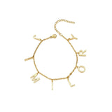 Atoztide Zircon Bracelet for Women Stainless Steel