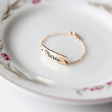 Stainless Steel Baby Name Bracelet