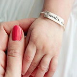 Stainless Steel Baby Name Bracelet