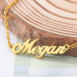 Personalized Name Bracelet Charms Engraved Handwriting Signature Love Message